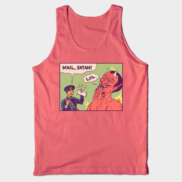 Mail, Satan! Tank Top by Hillary White Rabbit